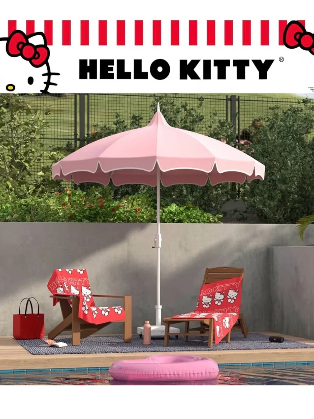 Hello Kitty Beach Towel